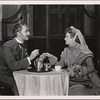 Brian Aherne and Edna Best in a scene from the original Broadway production of Noël Coward's "Quadrille"