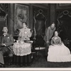 Brian Aherne, Edna Best, Alfred Lunt, and Lynn Fontanne in a scene from the original Broadway production of Noël Coward's "Quadrille"