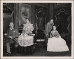 Brian Aherne, Edna Best, Alfred Lunt, and Lynn Fontanne in a scene from the original Broadway production of Noël Coward's "Quadrille"