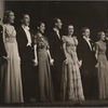 The cast of the 1939 Noël Coward musical "Set to Music"