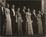 The cast of the 1939 Noël Coward musical "Set to Music"