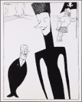 An Al Frueh caricature of the 1939 Noël Coward musical "Set to Music"