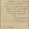 Letter to [N.] Peabody
