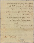 Letter to [N.] Peabody