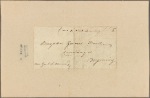 Letter to Brigadier General Hand, Wyoming