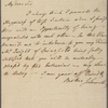 Letter to George Cabot, Beverly [Mass.]