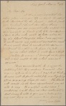 Letter to Jonathan Dayton, Elizabethtown, N. J.