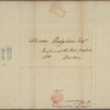 Letter to Alexander Hodgdon, Treasurer of Massachusetts, Boston