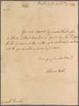 Letter to General [John] Thomas