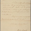 Letter to Welcome Arnold [Providence, R. I.]