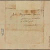 Letter to John Haggerdon, South Kingston, R. I.