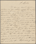 Autograph letter signed to Augusta White, 9 April 1817