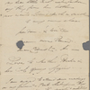 Autograph letter signed to Augusta White, 9 April 1817