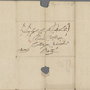 Autograph letter signed to Augusta White, 9 April 1817