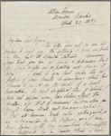 Autograph letter signed to Lord Byron, 23 April 1817