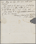 Autograph letter signed to Lord Byron, 23 April 1817