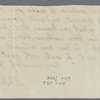 Letter (fragment; transcript) to Thomas Jefferson Hogg, 8 May 1817