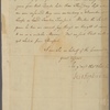 Letter to Ebenezer Thompson