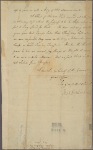 Letter to Ebenezer Thompson