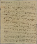 Letter to William Ellery, Newport, R. I.