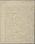 Letter to Col. Jeremiah Wadsworth, Hartford, Conn.