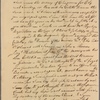 Letter to Moses Bliss, Attorney at law, Springfield [Mass.]