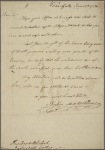 Letter to Eleazar Wheelock, President of Dartmouth College [Dresden --now Hanover-- N. H.]