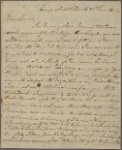 Letter to Matthew Irwin, Deputy Commissary, Philadelphia