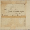 Letter to Josiah Bartlett, Governor of New Hampshire, Kingston, N. H.