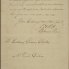 Letter to George Clinton, Governor of New York