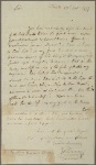 Letter to George Clinton, Governor of New York