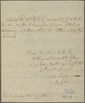 Letter to George Clinton, Governor of New York