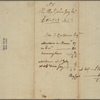 Letter to Peter T. Curtenius