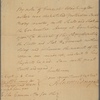 Letter to the Committee for the town of Norwich