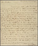 Letter to Lewis Morris, Philadelphia