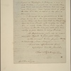 Letter to General Washington