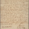 Letter to Elias Boudinot [New York?]