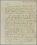 Letter to Major [John?] Stevens