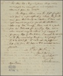 Letter to Major [John?] Stevens