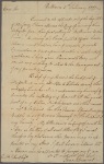Letter to John Hart, Speaker of the Assembly of New Jersey, Haddonfield