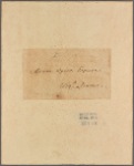 Letter to Aaron Ogden, Elizabethtown