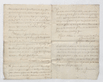 Marriage Contract of John Baptiste & Laura Francoise le Mesle