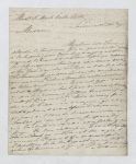 Letter dated November 22, 1771