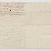 Letter to John Harvey from London re: payments
