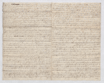 Letter from John Harvey to Sir George Amyand