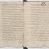 Traduction faite par nous interprette juré au sage de L’Amirante de Guienne mot a mot suit la Tenuer Grenade