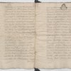 Traduction faite par nous interprette juré au sage de L’Amirante de Guienne mot a mot suit la Tenuer Grenade