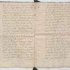 Traduction faite par nous interprette juré au sage de L’Amirante de Guienne mot a mot suit la Tenuer Grenade