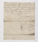 Letter to John Harvey re: Agreement to purchase Rochambard Estate