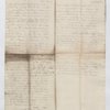 Letter from John Harvey to George Amyand re: Acknowledgment of purchase of estate